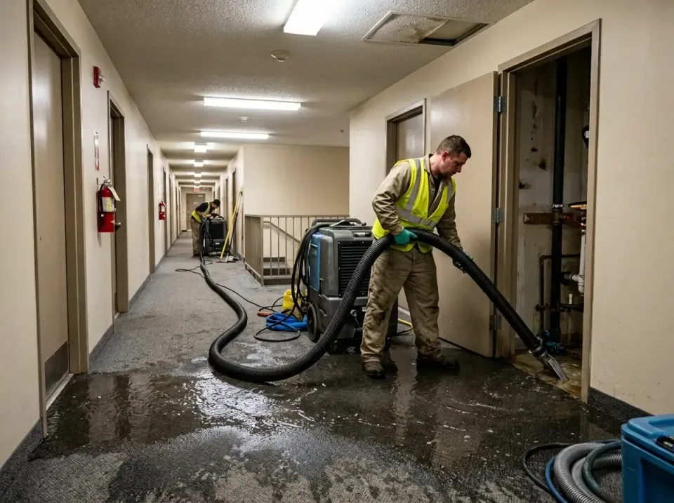 multi-unit-apartment-hallway-f-005 — frequently asked questions, Emergency Burst Pipe Water Extraction & Removal in El Cerri…